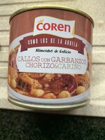 Callos con garbanzos