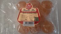 Fruta glaseada peras