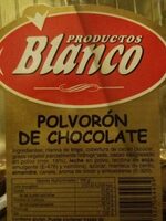 Polvorón de chocolate