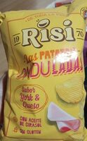 Patatas onduladas risi