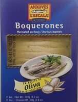 Anchois marinés à l'huile d'olive