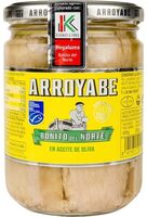 Bonito del norte en aceite de oliva elaborado a mano frasco 260 g