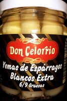 Yemas de espárragos blancos extra