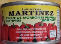 Pimientos morrones primera