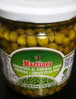 Guisantes al natural finos
