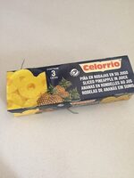 Piña en rodajas en su jugo