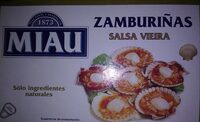 Zamburiñas salsa vieira