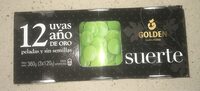 12 uvas año de oro peladas y sin semillas