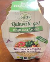 Quinoa ecologica con fritada de hortalizas