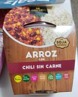 Arroz con chili sin carne