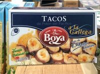 Tacos de potón del pacífico a la gallega