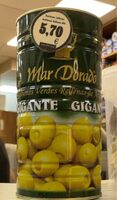 Aceitunas verdes rellenas de anchoa