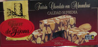 Turrón chocolate con almendras