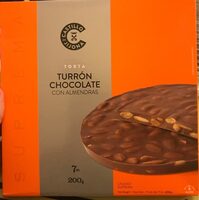 Turrón chocolate con almendras