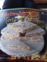 Torta turron divers duro de cacahuete