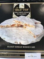 Torta turron diverso de cacahuète