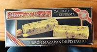 Turron mapazan de pistacho