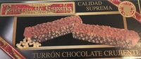 Turrón chocolate crujiente