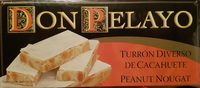 Turrón diverso de cacahuete