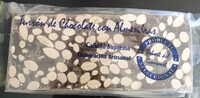 Turrón de chocolate con almendras