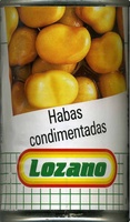 Habas condimentadas
