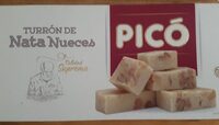 Turron de nata nueces