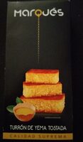 Turrón de yema tostada