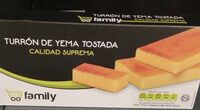 Turrón de yema tostada