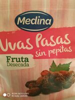Uvas pasas sin pepitas