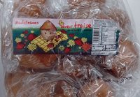 Madeleines saveur fraise