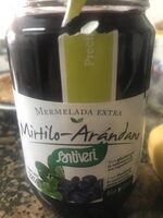 Mermelada de mirtilo arándano sin gluten y con fructosa