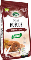 Mini roscos de espelta ecológicos sin lactosa y sin huevo