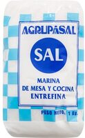 Sal marina de mesa y cocina entrefina