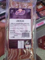 Lonchejas, oreja cocida en lonchas