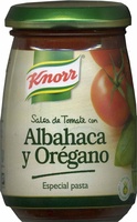 Salsa de tomate con albahaca y orégano