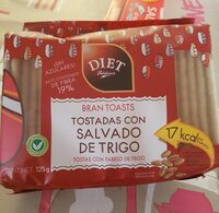 Tostadas con Salvado de Trigo