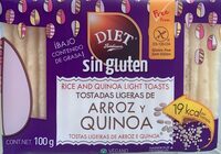 Tostadas Ligeras de Arroz y Quinoa