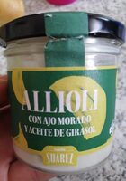 Alioli con ajo morado y aceite de girasol