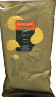 Patatas fritas onduladas con aceite de oliva