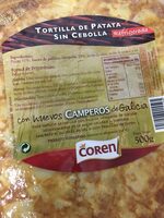 Tortilla de patata son cebolla