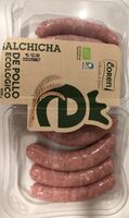 Salchichas de pollo