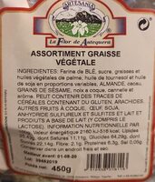 Assortiment graisse végétale