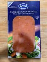 Cintas de salmón ahumado
