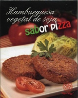 Hamburguesa de soja sabor pizza