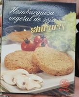 Hamburguesa vegetal de soja sabor curry