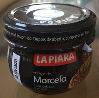 Crema de morcilla con cebolla y manzana