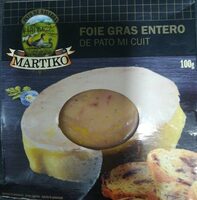 Foia gras entero de pato mi cuit