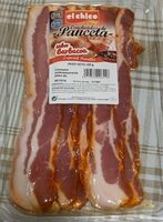 Loncheados de panceta.Sabor barbacoa