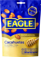 Cacahuetes dorados a la miel y sal