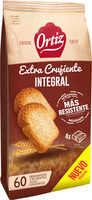Pan tostado integral extracrujiente rebanadas